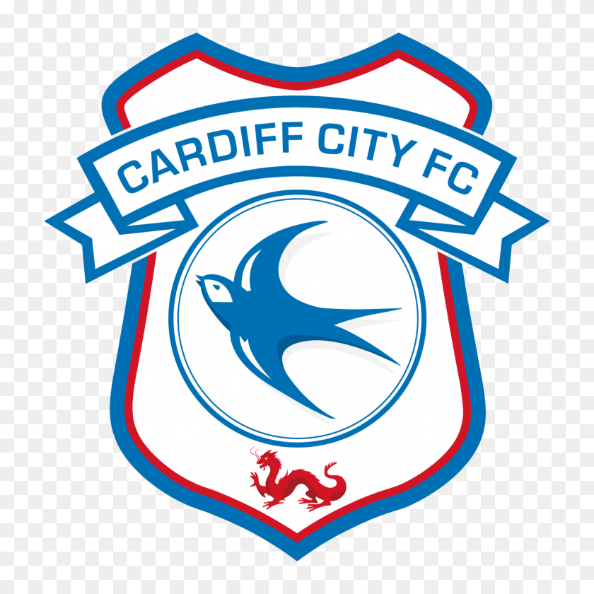 1200x1200 Cardiff City Fc Football Club Crest Logo Vector Free Vector - Football Vector PNG