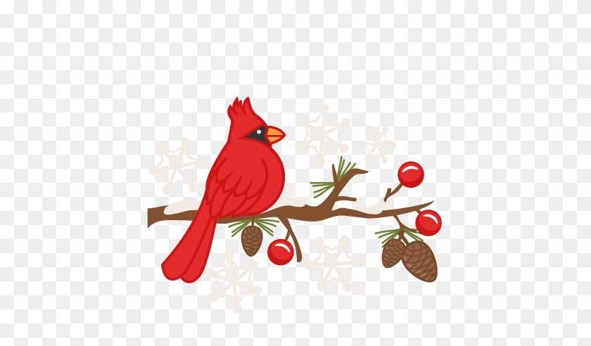 432x432 Cardinal Winter Cliparts - Red Cardinal Clipart