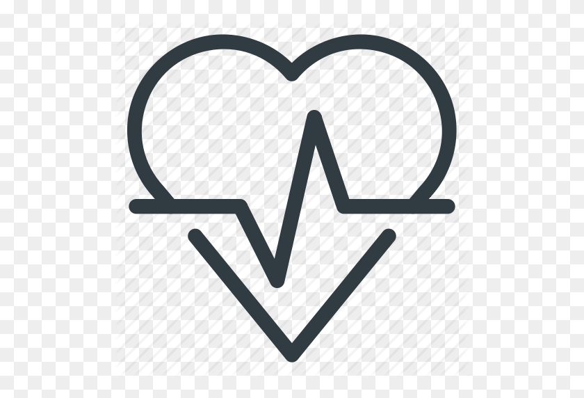512x512 Cardio, Salud, Corazón, Frecuencia, Icono De Informe - Frecuencia Cardíaca Png