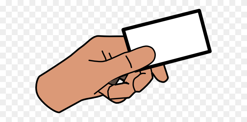 600x357 Cards Clipart Hand - Credit Card Clipart