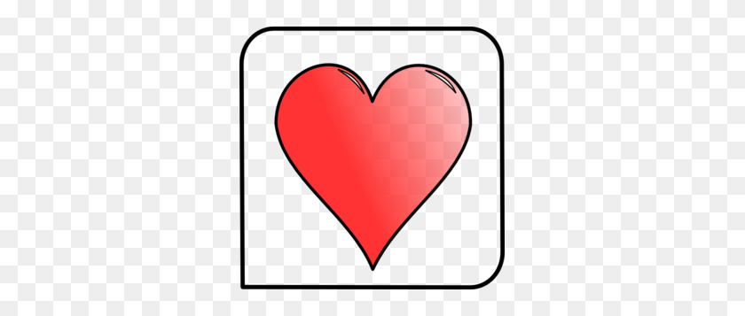 299x297 Cards Clipart Heart - Card Suits Clipart