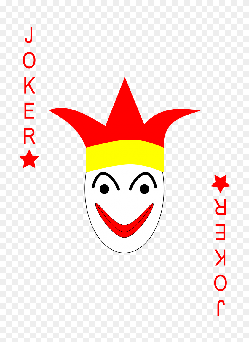 2000x2801 Cards Joker Red - Joker Card PNG