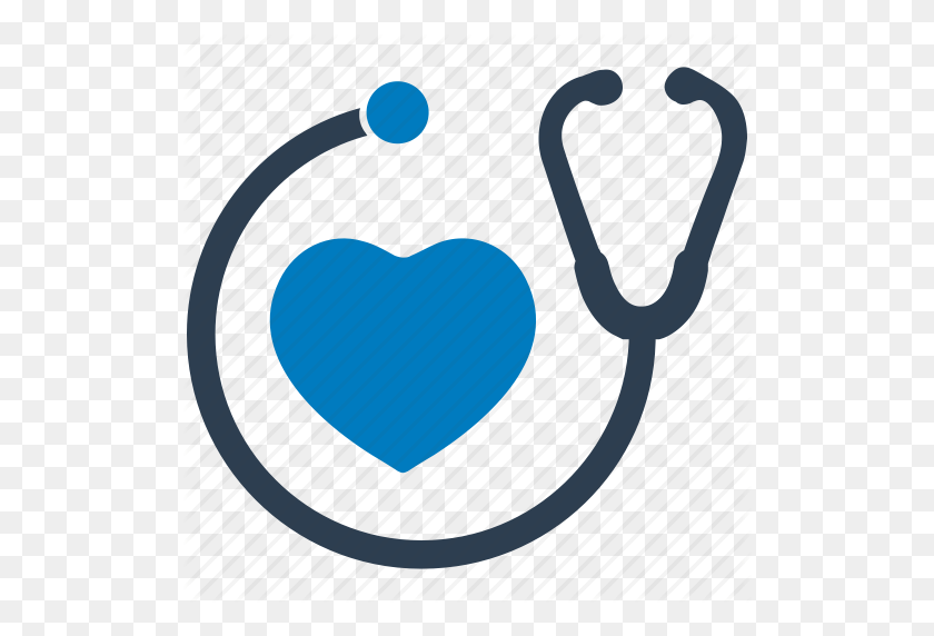 512x512 Cuidado, Salud, Cuidado De La Salud, Corazón, Icono De Estetoscopio - Imágenes Prediseñadas De Corazón De Estetoscopio