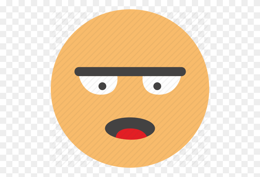 512x512 Careful, Emoji, Face, Look, Mind, Think Icon - Think Emoji PNG