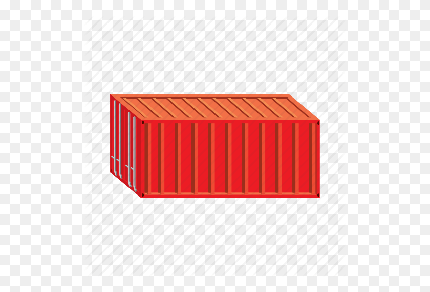 512x512 Cargo, Cartoon, Container, Export, Freight, Storage, Transport Icon - Container PNG