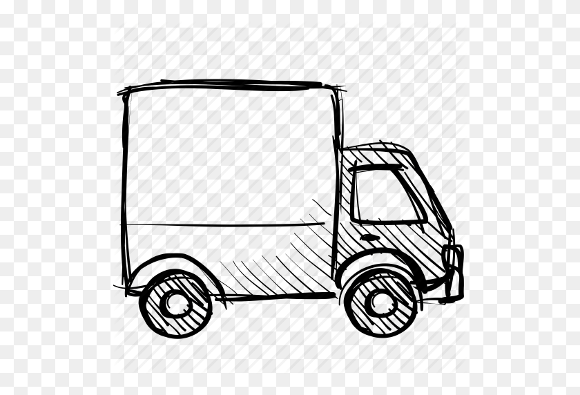512x512 Cargo, Delivery, Shipping, Transport, Truck, Vehicle Icon - Delivery Truck PNG