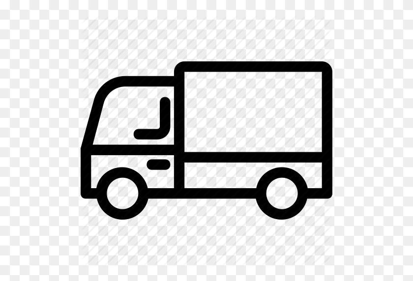 512x512 Cargo, Delivery Van, Logistic Truck, Shipping, Van Icon - Delivery Van Clipart
