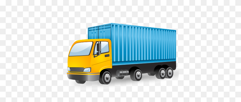 406x296 Cargo Truck Png High Quality Image - Truck PNG