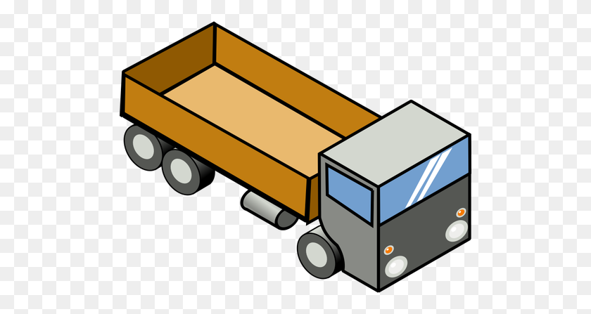 500x387 Cargo Truck Vector Graphics - Cargo Clipart