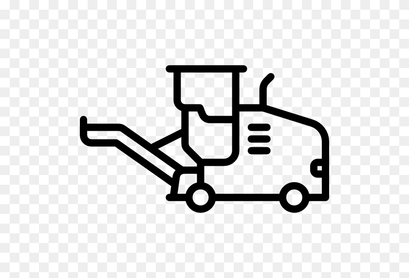 512x512 Cargo, Trucking, Construction, Truck, Transport Icon - Trackhoe Clipart