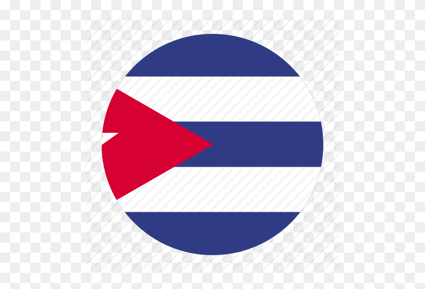 512x512 El Caribe, País, Cub, Cuba, Icono De La Bandera - Bandera De Cuba Png