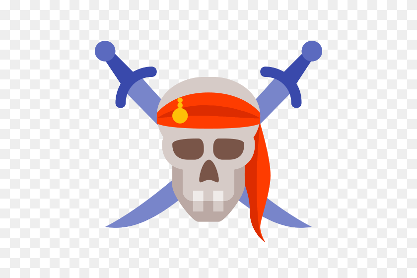 500x500 Карибские Иконки - Логотип Пиратов Карибского Моря Png