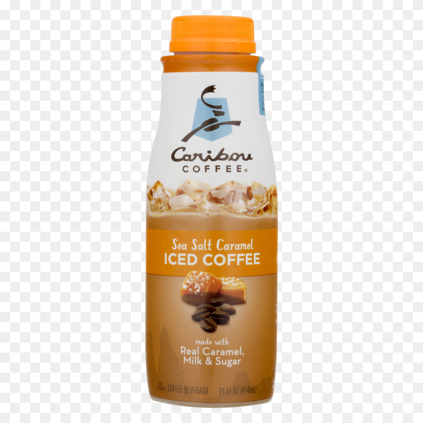 1800x1800 Caribou Coffee Sea Salt Caramel Iced Coffee, Fl Oz - Iced Coffee PNG
