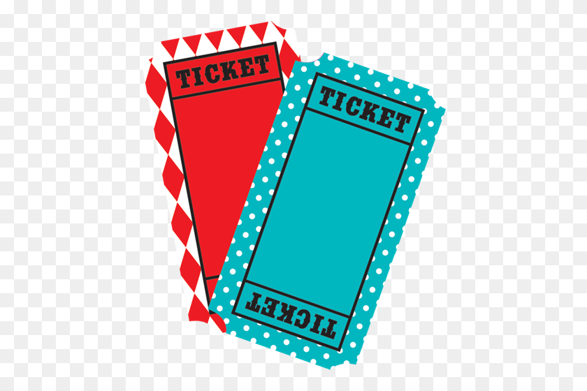500x500 Carneval Clipart Ticket Out - Ticket Border Clipart