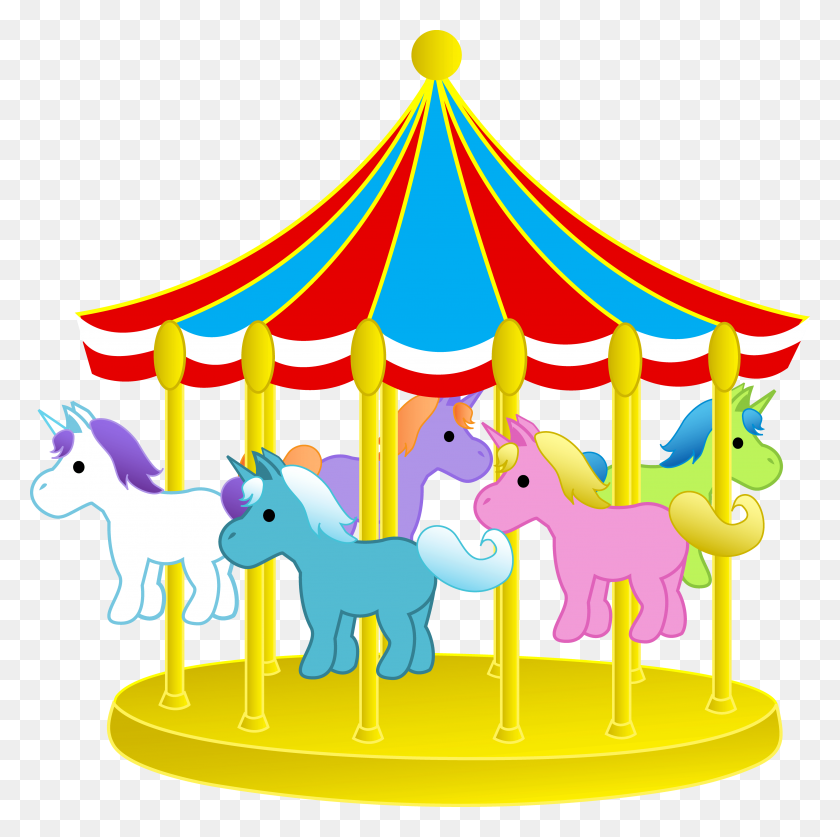 3999x3987 Carnival Background Cliparts - Carnival Tent Clipart