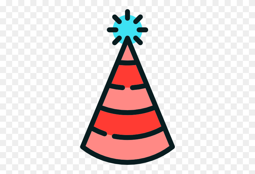 512x512 Carnival, Birthday, Costume, Party, Hat Icon - Birthday Hat PNG
