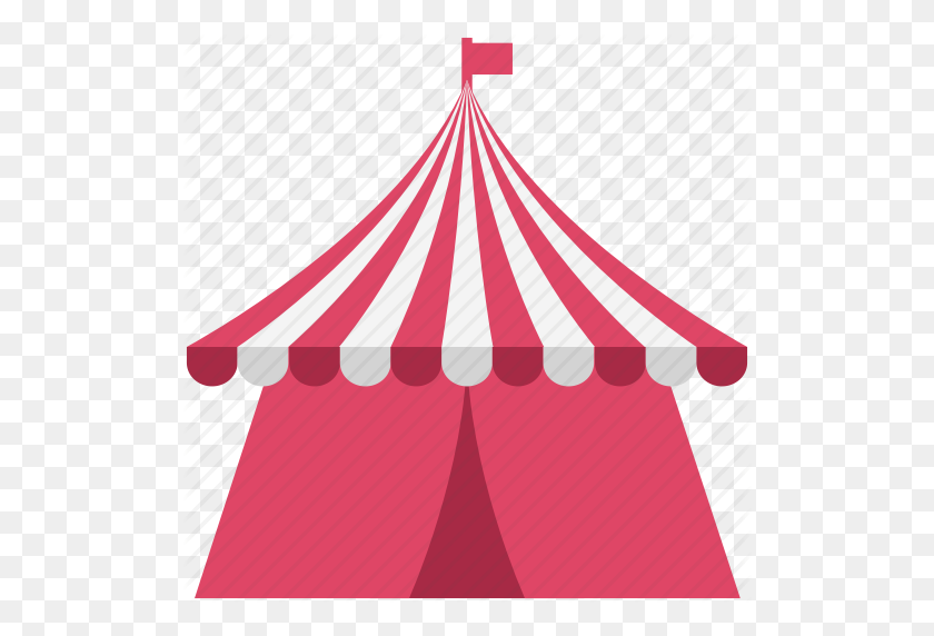 512x512 Carnival, Circus, Circus Tent, Fairground, Fun Icon - Circus Tent PNG