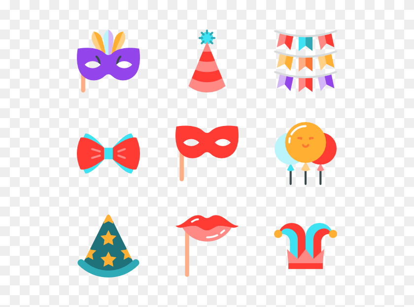 600x564 Carnival Mask Icon Packs - Carnival PNG