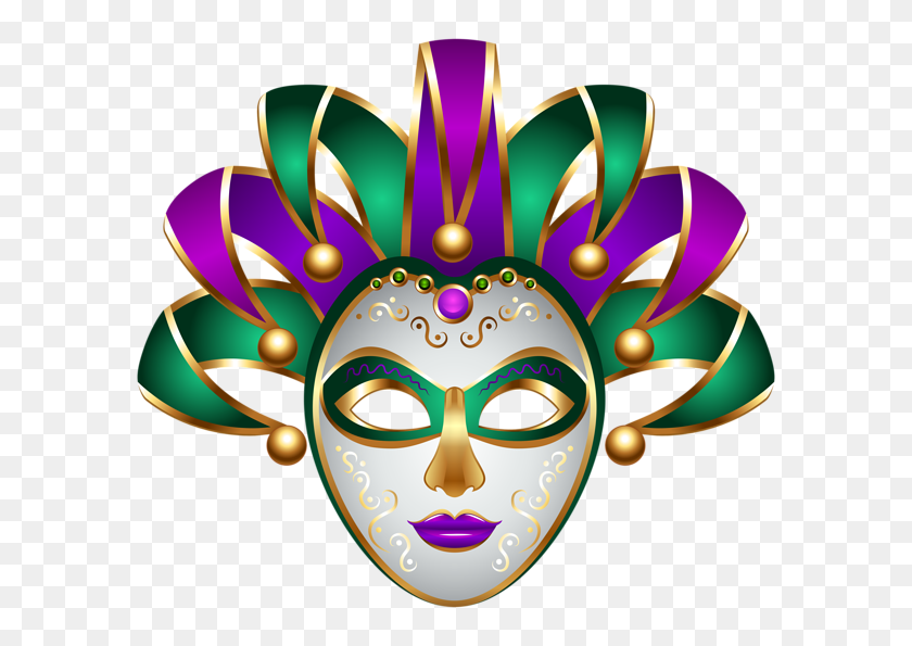 600x535 Carnival Mask Png - Mardi Gras PNG