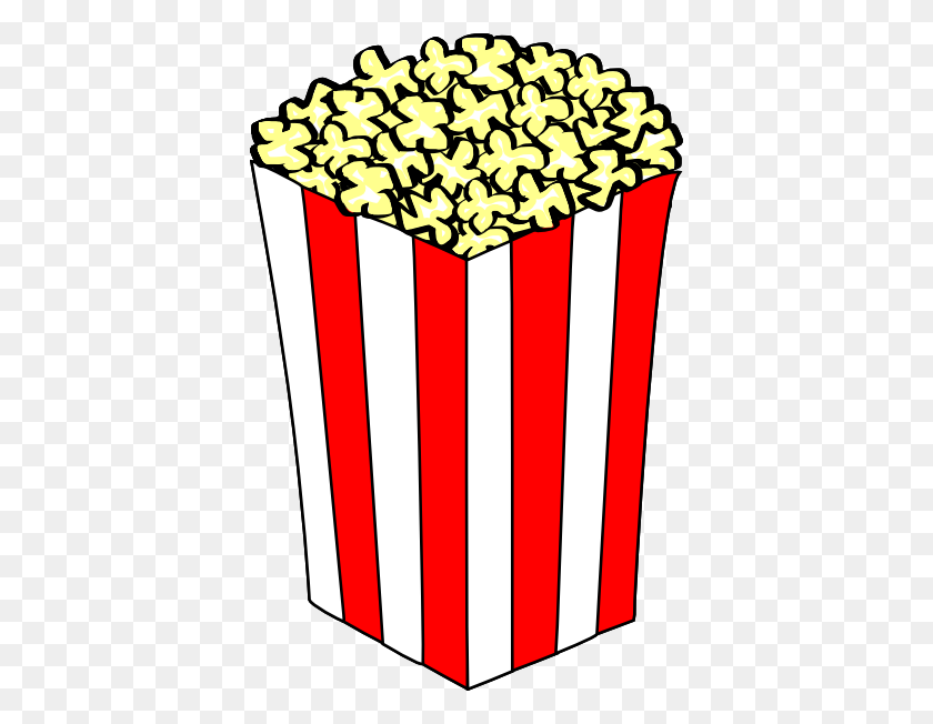 390x592 Carnival Popcorn Clip Art - Sidewalk Sale Clip Art