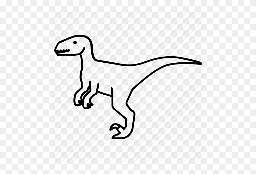 512x512 Carnívoro, Cretácico, Deinonychus, Dinosaurio, Raptor, Velociraptor - Velociraptor Png