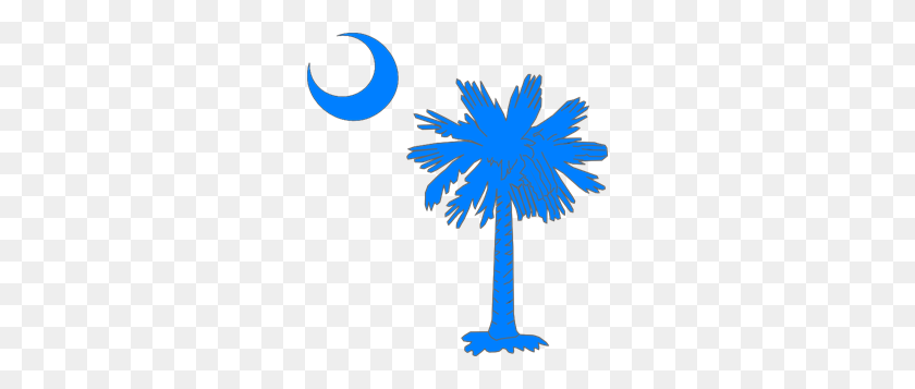 276x297 Carolina Blue Palmetto Tree Png, Clipart For Web - Small Tree Clipart