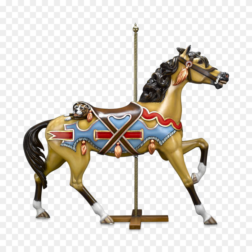 1250x1250 Карусель Антиквариат, Американа, Антикварная Карусель Лошадь М.с. Рау - Карусель Png