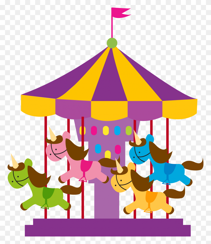 2384x2791 Carousel Clipart School Carnival - Circus Tent Clipart