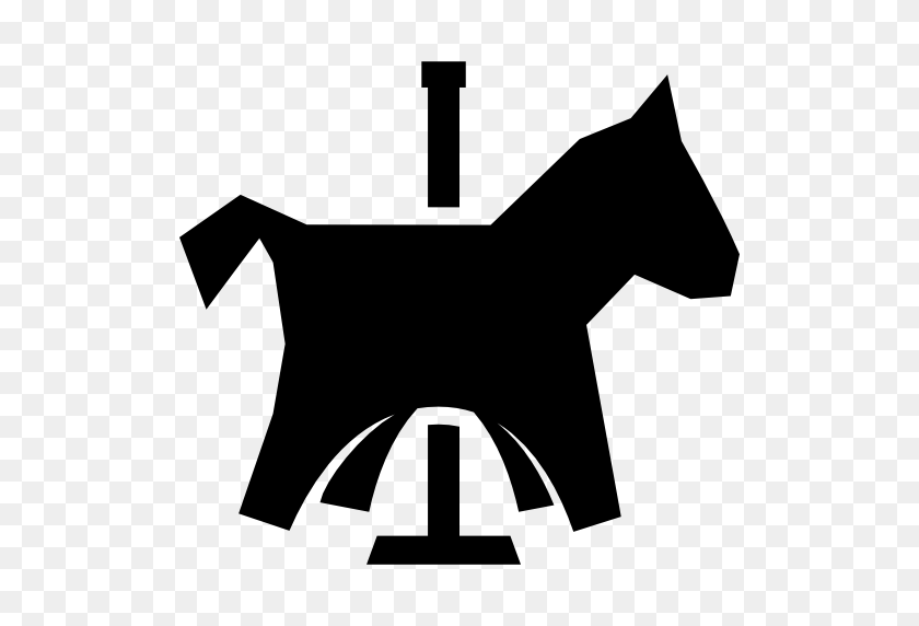 512x512 Carousel, Funfair, Animals, Horse Icon - Carousel Horse Clipart