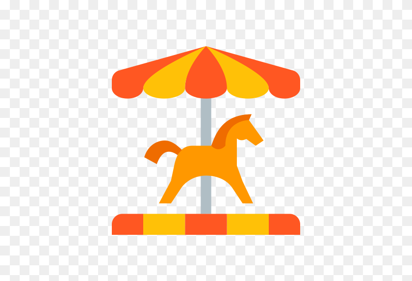 512x512 Carousel, Holidays Icon With Png And Vector Format For Free - Carousel PNG