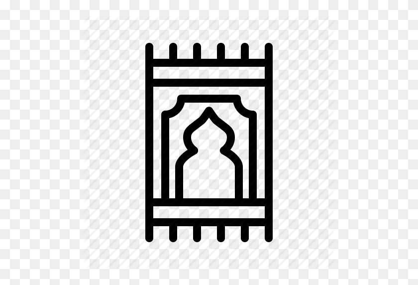 512x512 Carpet, Eid, Islam, Moslem, Mubarak, Ramadan, Sajadah Icon - Eid Mubarak PNG