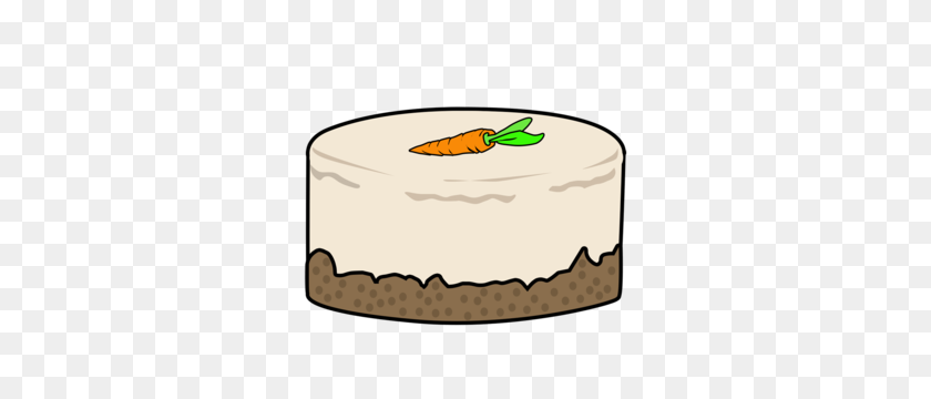 300x300 Морковный Торт Клипарт Картинки - Морковный Клипарт Бесплатно