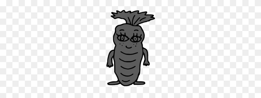 256x256 Carrot Cartoon Picture - Brinjal Clipart