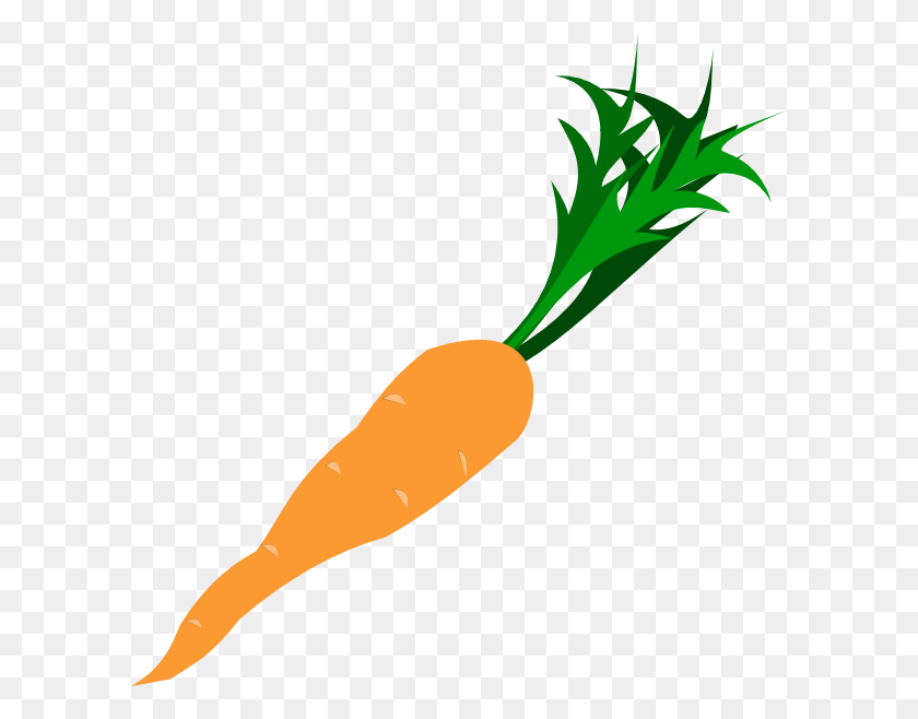 600x598 Carrot Clip Art - Veggie Clipart