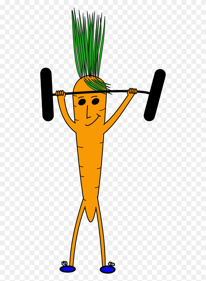 512x1085 Carrot Clipart Strong - Strong Arm Clipart