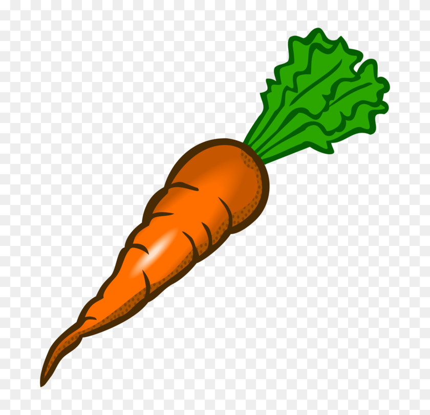 732x750 Морковь Скачать Овощное Искусство - Морковь Черно-Белое Клипарт