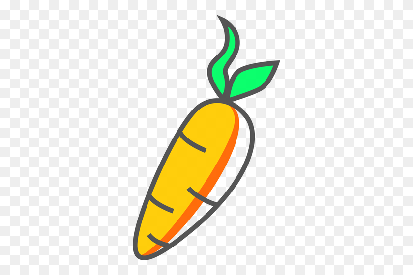 300x500 Carrot Drawing - Carrot Cake Clipart