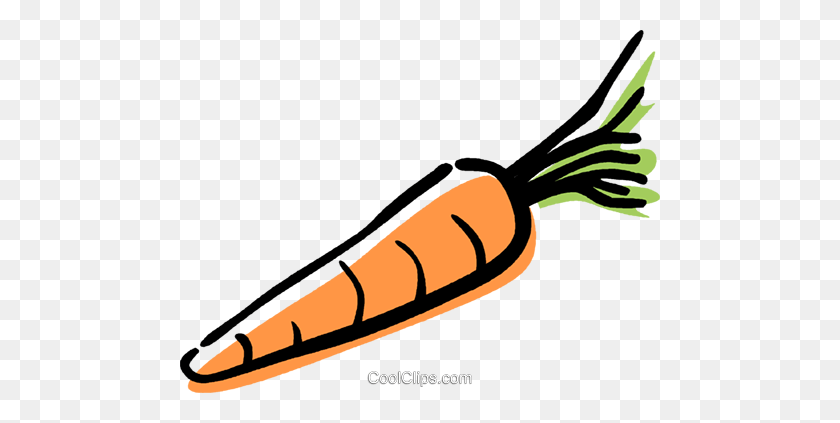 480x363 Carrot Royalty Free Vector Clip Art Illustration - Carrot Clipart