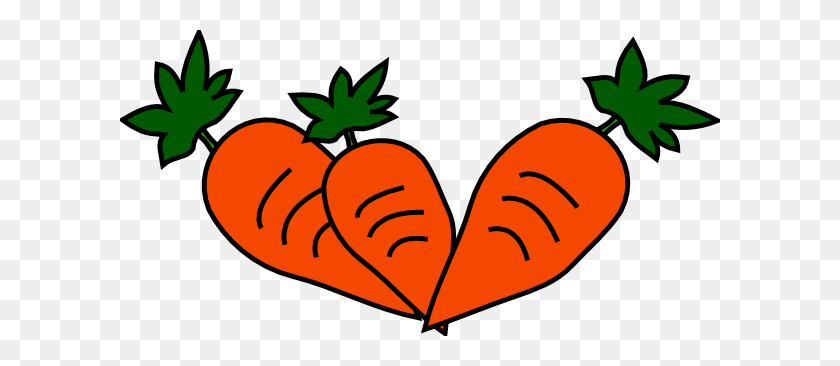 600x306 Carrots Clip Art - Vegetables Clipart Images