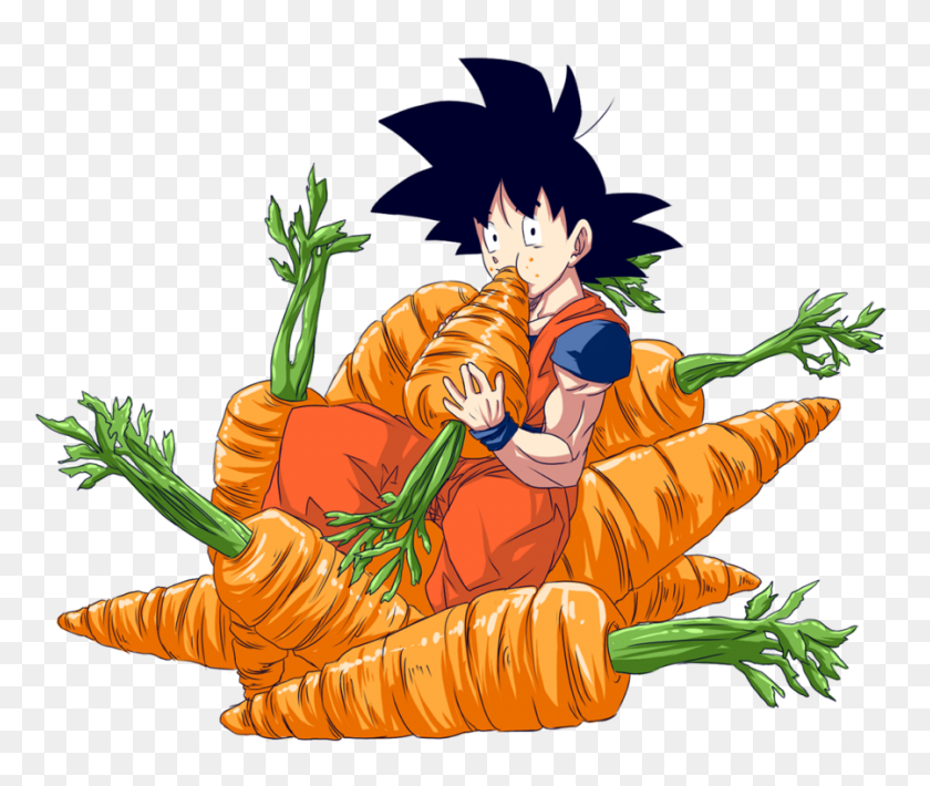 900x750 Carrots Png Clipart - Goku Clipart