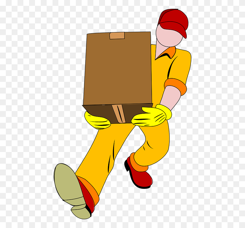 472x720 Carrying Box Png Transparente Carrying Box Images - Moving Box Clipart Clipart