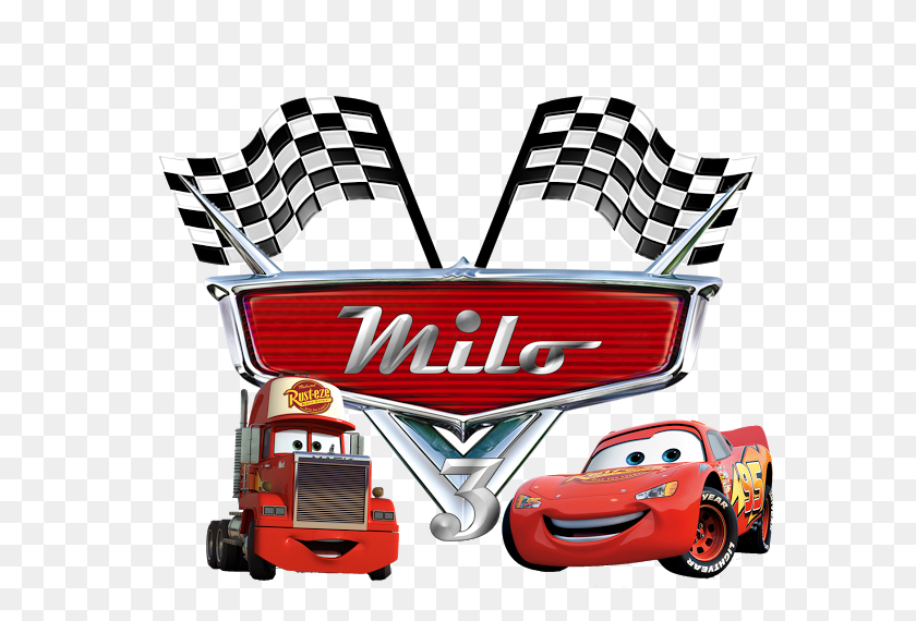 594x510 Cars Rayo Mcqueen Png Image - Cars 3 Logo Png