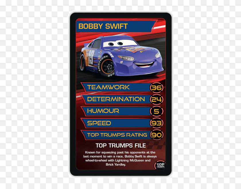 600x600 Cars Top Trumps - Cars 3 Png