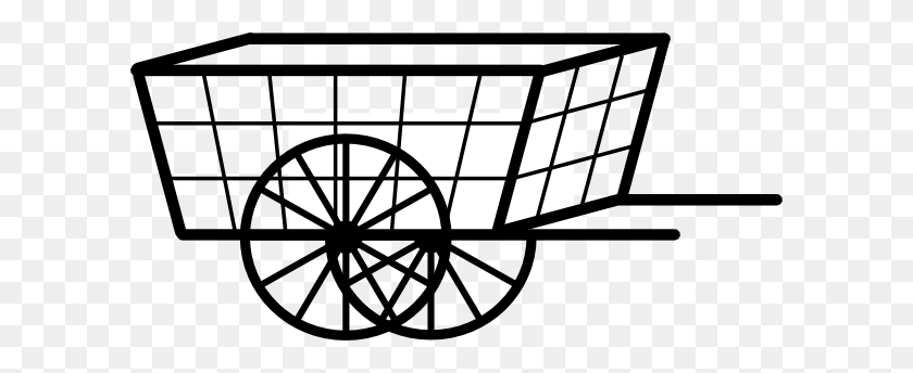 600x284 Cart Clip Art - Pioneer Clipart