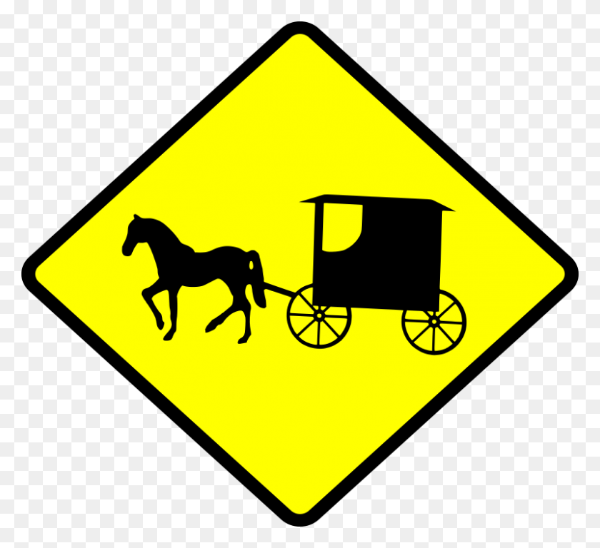 800x727 Carrito Clipart Amish - Caballo Y Carruaje Clipart