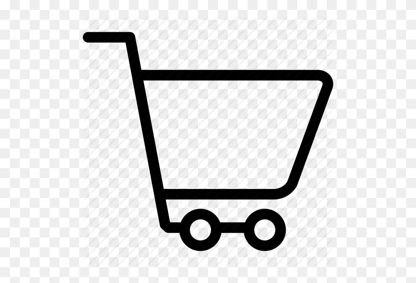 512x512 Cart, Empty, Groceries, Purchase, Shopping, Trolley Icon - Shopping Cart Clipart