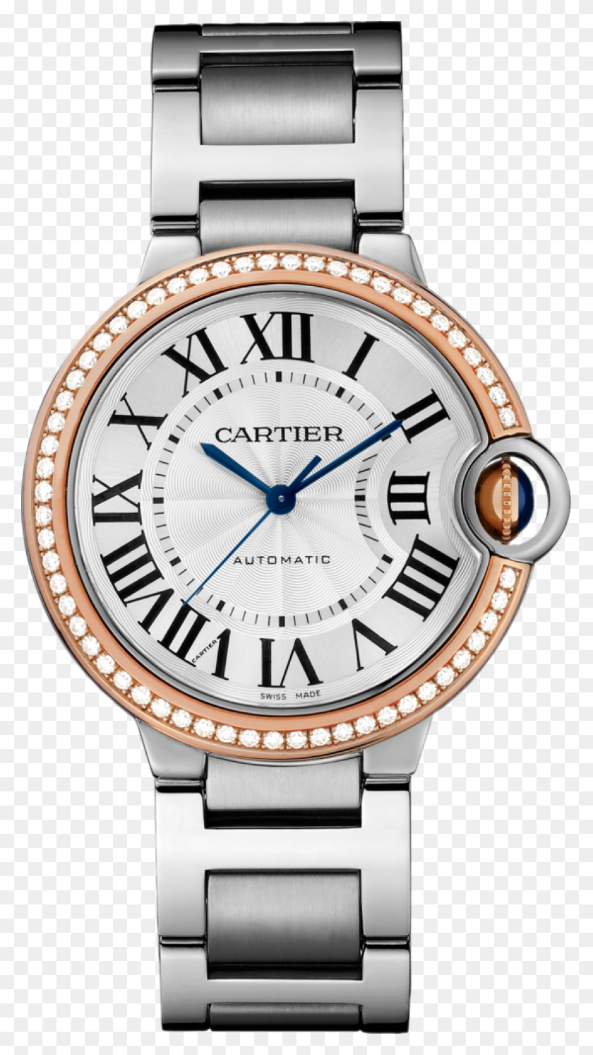 2000x3676 Cartier Ballon Bleu De Cartier Rose Gold Watch Rose - Gold Watch PNG