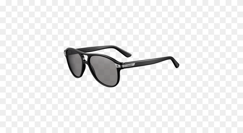 400x400 Cartier Sunglasses Sideview Transparent Png - Aviator Sunglasses PNG