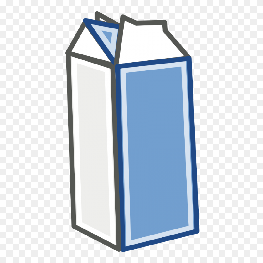 900x900 Carton Of Milk Clipart - Egg Clipart
