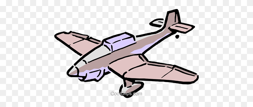 480x297 Aviones De Dibujos Animados Libre De Regalías Vector Clipart Ilustración - Clipart De Aviación
